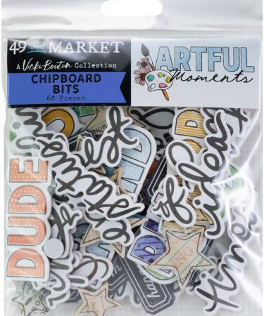 49 And Market  - Collezione Artful Moments -Chipboard Set