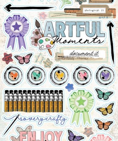 49 And Market  - Collezione Artful Moments - Cardstock Stickers