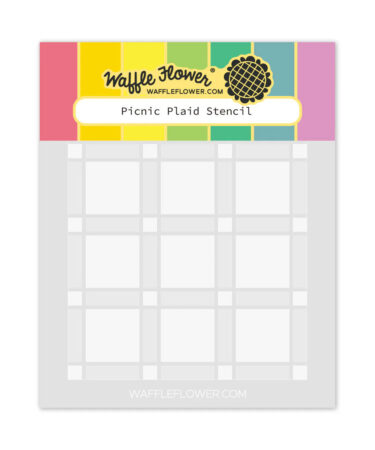 WAFFLE FLOWER - Picnic Plaid Stencil