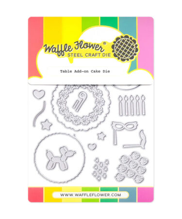 WAFFLE FLOWER - Table Add-on Cake Die