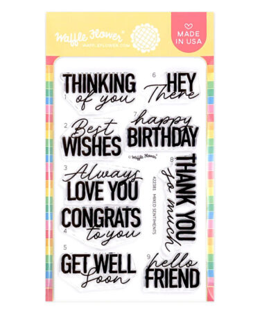 WAFFLE FLOWER - Mixed Sentiments Stamp Set