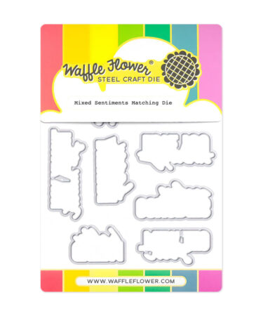 WAFFLE FLOWER - Mixed Sentiments Matching Die