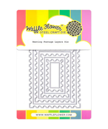 WAFFLE FLOWER - Nesting Postage Layers Die