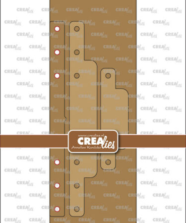 Cardzz dies no. 389, Make diecut shapes (CLCZ, CLNestXXL) into a plannerpage (3x)