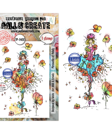 AALL & CREATE - set di timbri A6 - Pirouette of Petals