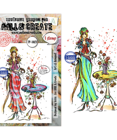 AALL & CREATE - set di timbri A6 - Art of Bouquet