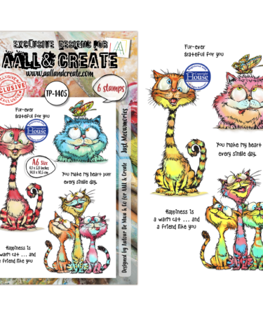 AALL & CREATE - set di timbri A6 - Just Meowmories