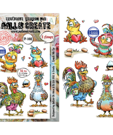 AALL & CREATE - set di timbri A6 - Crack Me Up