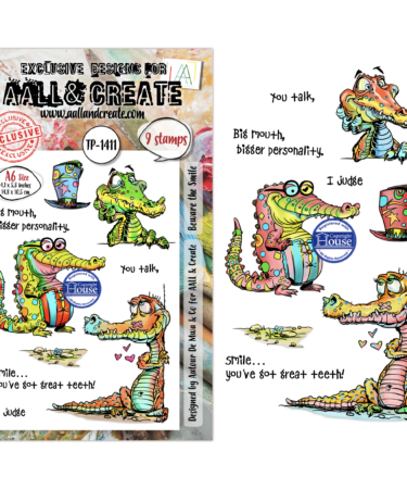 AALL & CREATE - set di timbri A6 - Beware the Smile