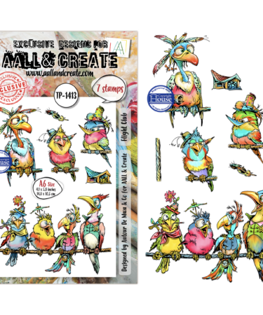 AALL & CREATE - set di timbri A6 - Flight Club