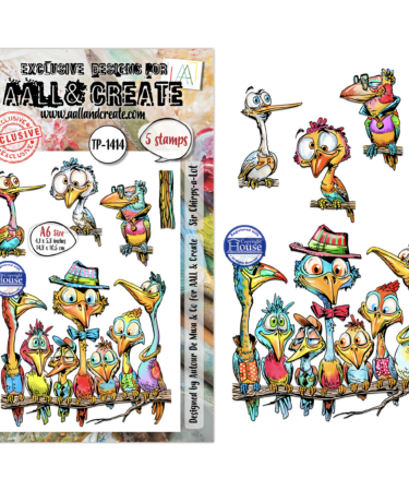 AALL & CREATE - set di timbri A6 - Sir Chirps-a-Lot