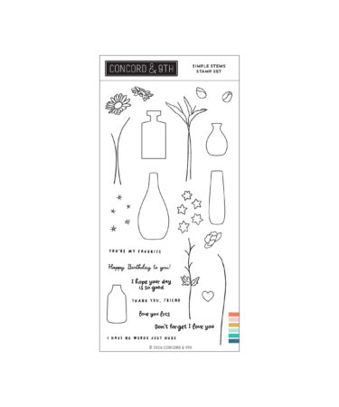 Concord & 9th -Simple Stems Stamp Set (4" x 8")