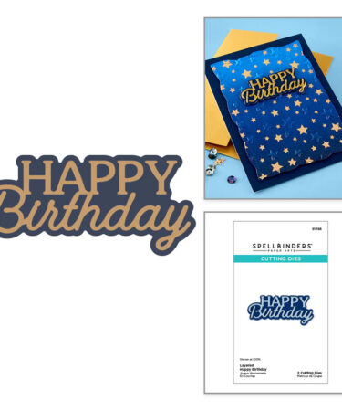 SPELLBINDERS - Layered Happy Birthday Etched Dies