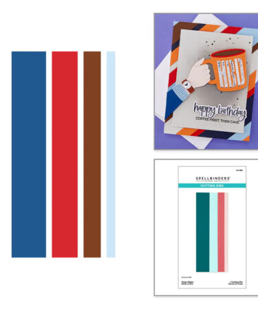 SPELLBINDERS - Stripe Right Etched Dies