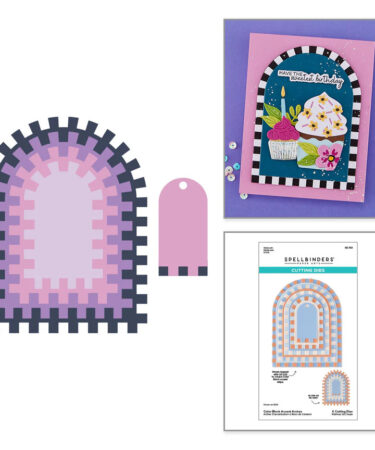 SPELLBINDERS - Color Block Accent Arches Etched Dies