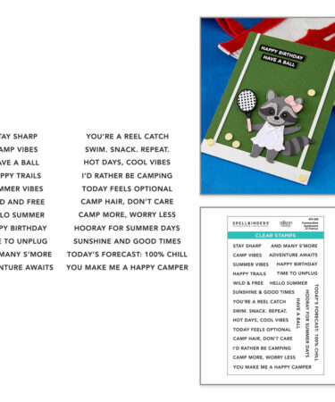 SPELLBINDERS - Summertime Sentiments Clear Stamp Set by Allison Frazier