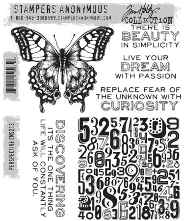 Stampers Anonymous - TIM HOLTZ - Perspective Tim Holtz Cling Stamps