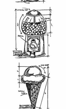 Stampers Anonymous - TIM HOLTZ -Treats Mini Tim Holtz Blueprint Strip Stamps