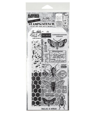 Stampers Anonymous - TIM HOLTZ - Mixed Media #11 Tim Holtz Stamps/Stencil