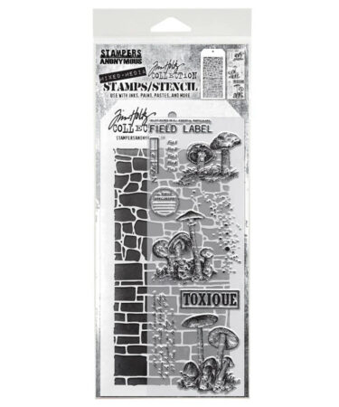 Stampers Anonymous - TIM HOLTZ - Mixed Media #12 Tim Holtz Stamps/StenciL