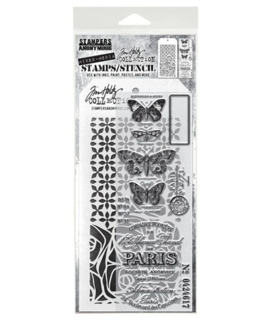 Stampers Anonymous - TIM HOLTZ - Mixed Media #20 Tim Holtz Stamps/Stencil