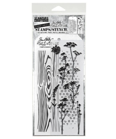 Stampers Anonymous - TIM HOLTZ - Mixed Media #59 Tim Holtz Stamps/Stencil