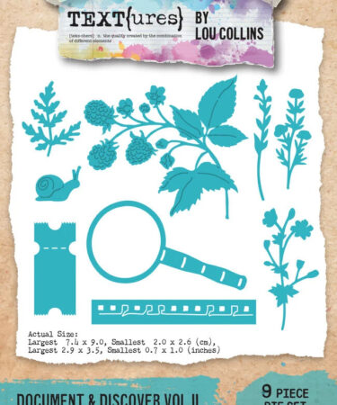 TEXT(ures)- Collezione Beneath the Brambles Craft Die Set Document & Discover Vol.II