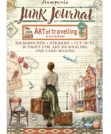  STAMPERIA - Collezione  Art of Travelling -Junk journal stickers, cut-outs, backgrounds