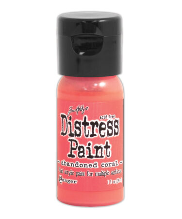 Tim Holtz Distress Paint Flip Top 1oz - Abandoned Coral
