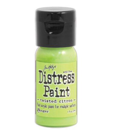 Tim Holtz Distress Paint Flip Top 1oz - Twisted Citron