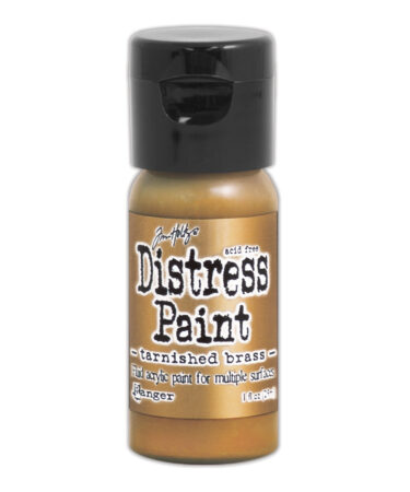 Tim Holtz Distress Paint Flip Top 1oz - Tarnished Brass