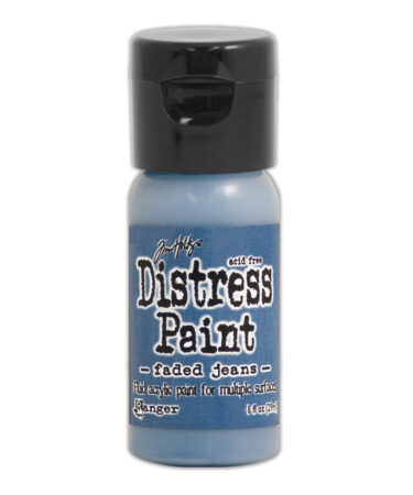 Tim Holtz Distress Paint Flip Top 1oz - Faded Jeans