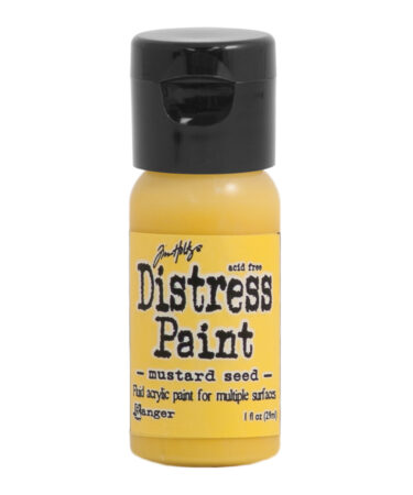 Tim Holtz Distress Paint Flip Top 1oz - Mustard Seed