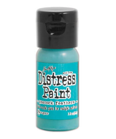 Tim Holtz Distress Paint Flip Top 1oz - Peacock Feathers