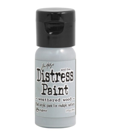 Tim Holtz Distress Paint Flip Top 1oz - Weathered Wood