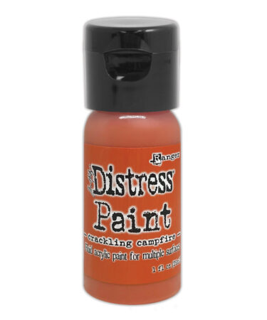 Tim Holtz Distress Paint Flip Top 1oz - Crackling Campfire
