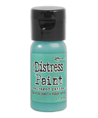 Tim Holtz Distress Paint Flip Top 1oz - Salvaged Patina