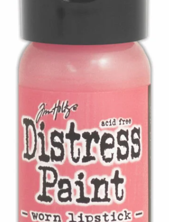 Tim Holtz Distress Paint Flip Top 1oz - Worn Lipstick