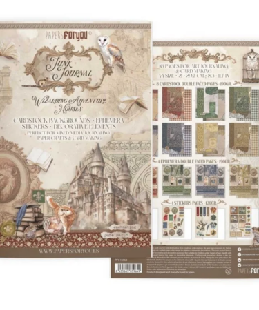 Papers For You Wizarding Adventure Houses A4 Junk Journal