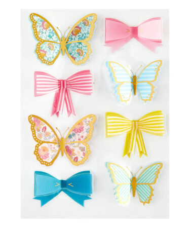 SPELLBINDERS - Rosie’s Studio Jubilee Butterfly & Bows Embellishments