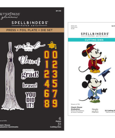SPELLBINDERS - Classic Mouse Graduation I Want It All! Bundle