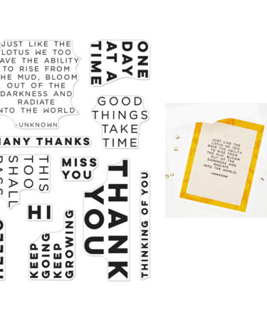 Hero Arts Keep Growing Stamp Set