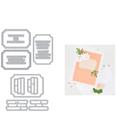 Hero Arts -  Lovely Labels Letterpress + Foil & Cut