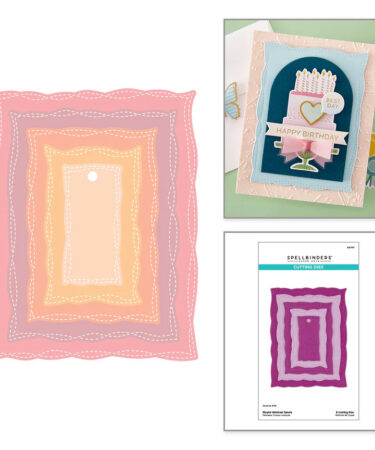 SPELLBINDERS -Playful Stitched Panels Etched Dies