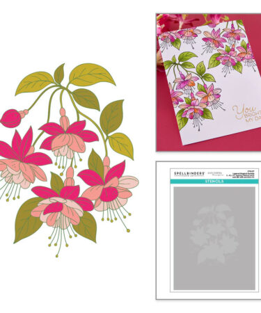 SPELLBINDERS - Layered Magical Fuchsia Stencil by Alex Syberia Designs
