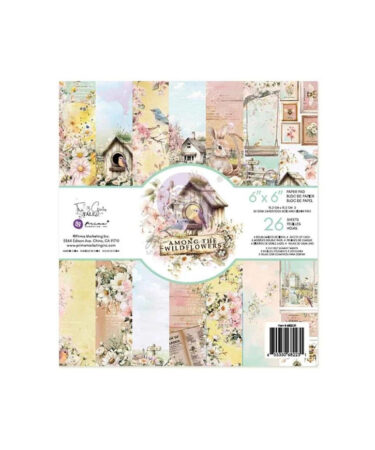 Prima Marketing - Collezione Among the Wildflowers 6x6 Inch Paper Pad