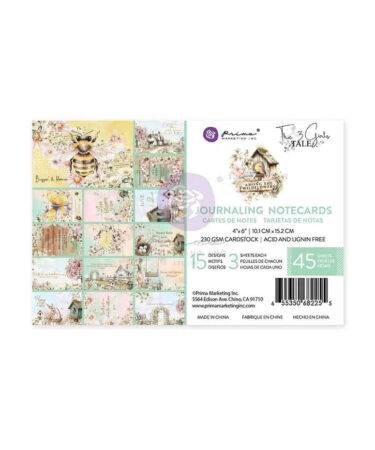 Prima Marketing - Collezione Among the Wildflowers 4x6 Journaling Cards