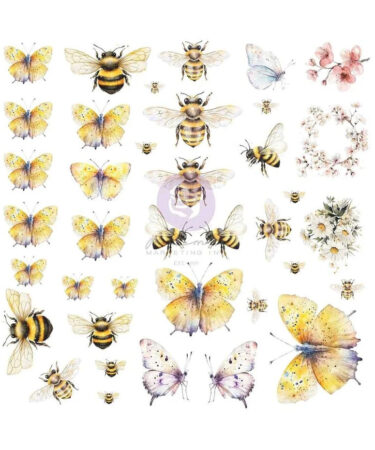 Prima Marketing - Collezione Among the Wildflowers Vellum Ephemera Spring Wings (76pcs)