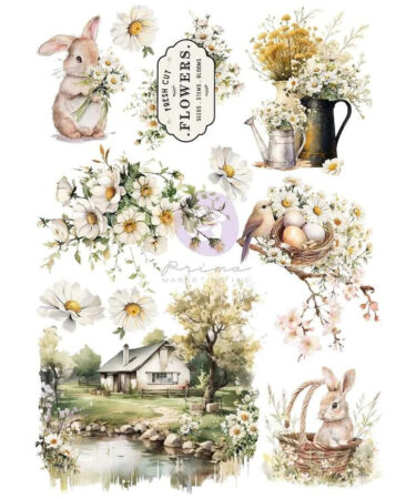 Prima Marketing - Collezione Among the Wildflowers A4 Transfer