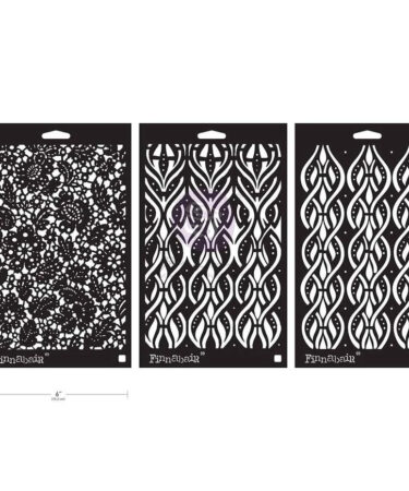 Prima Marketing - Collezione Limited Edition Stencil Set Victorian Tiles (3pcs)